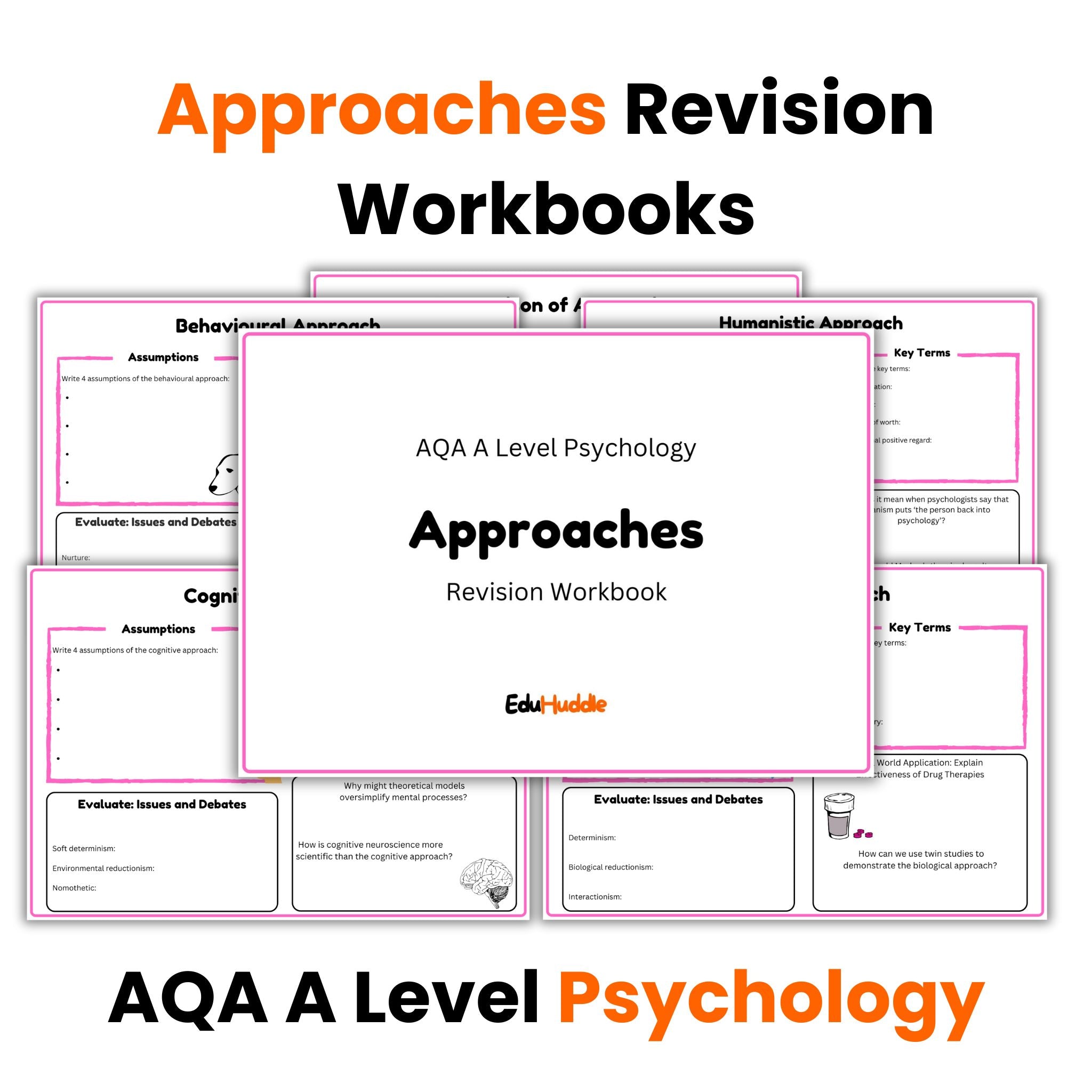 Approaches Revision Workbook | A Level Psychology (AQA)